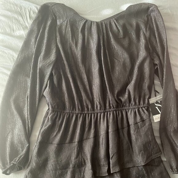 Simply Vera Vera Wang Dresses & Skirts - Simply Vera Wang Ruffle Party Dress Black